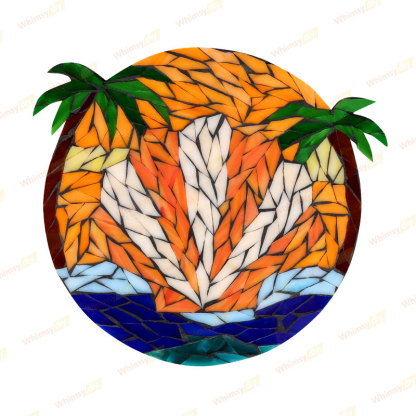 Sea Shell Glass Mosaic Kit