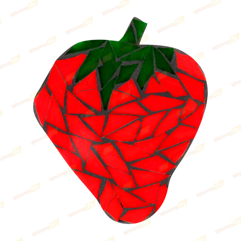 Whimsy DIY Strawberry Glass Mosaic Kit Puzzles