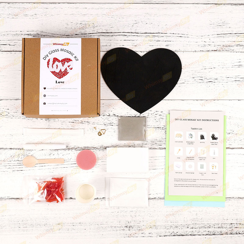 LOVE Glass Mosaic Kit [New Pre-Order Special: Ships February 28th]