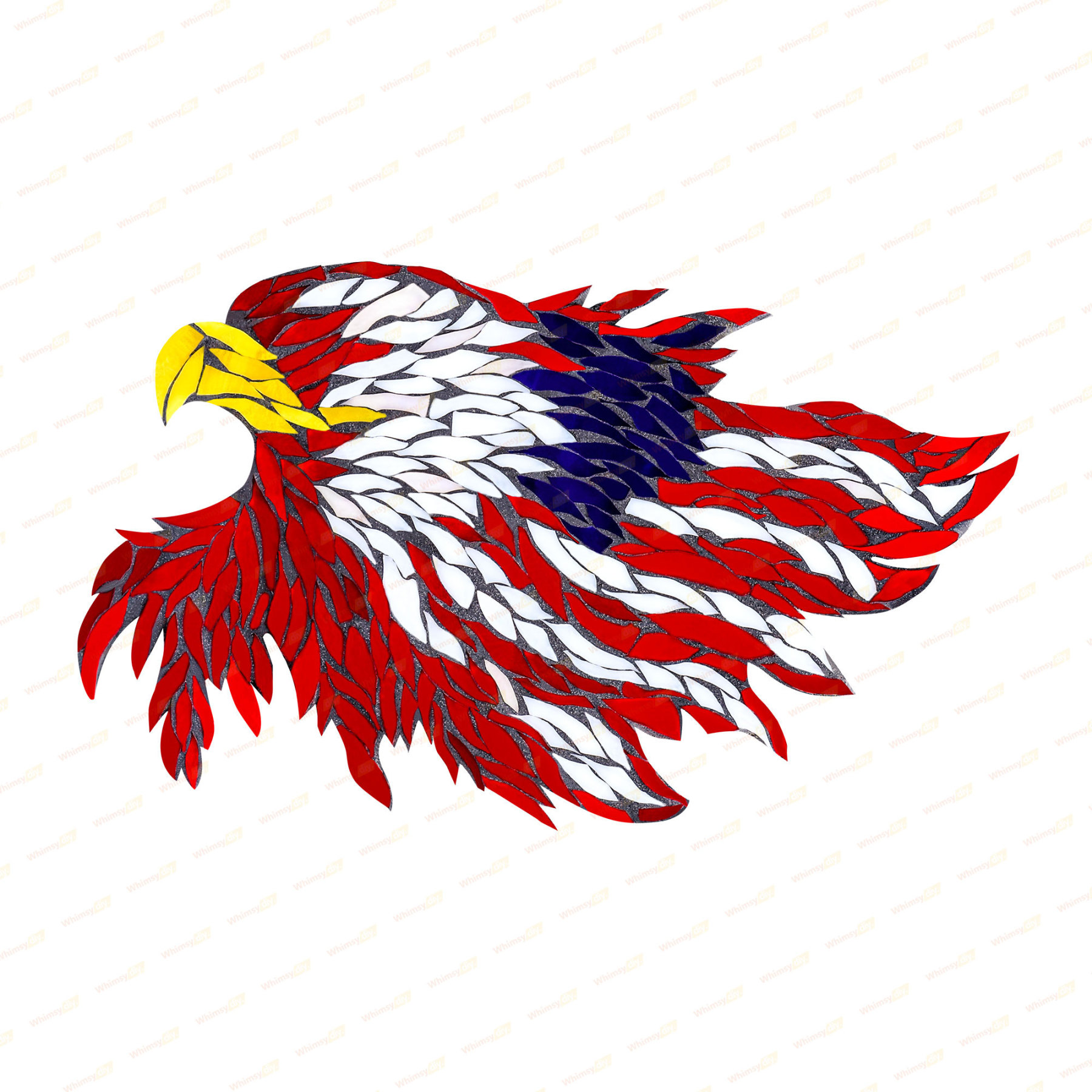 Patriotic eagle Glass Mosaic Kit