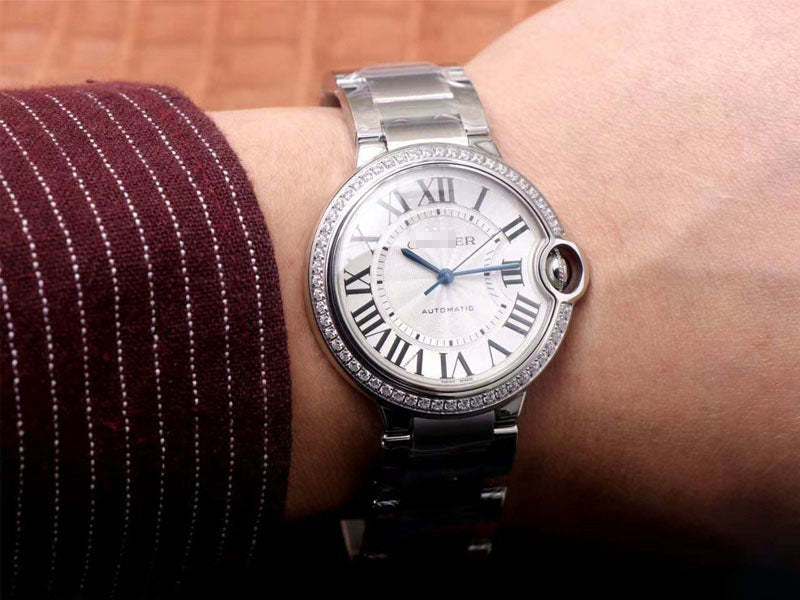 CARTIER BALLON BLEU W4BB0017 V6 FACTORY WHITE DIAL