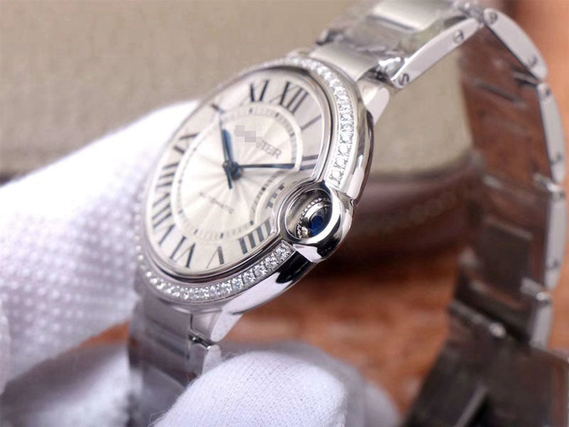 CARTIER BALLON BLEU W4BB0017 V6 FACTORY WHITE DIAL