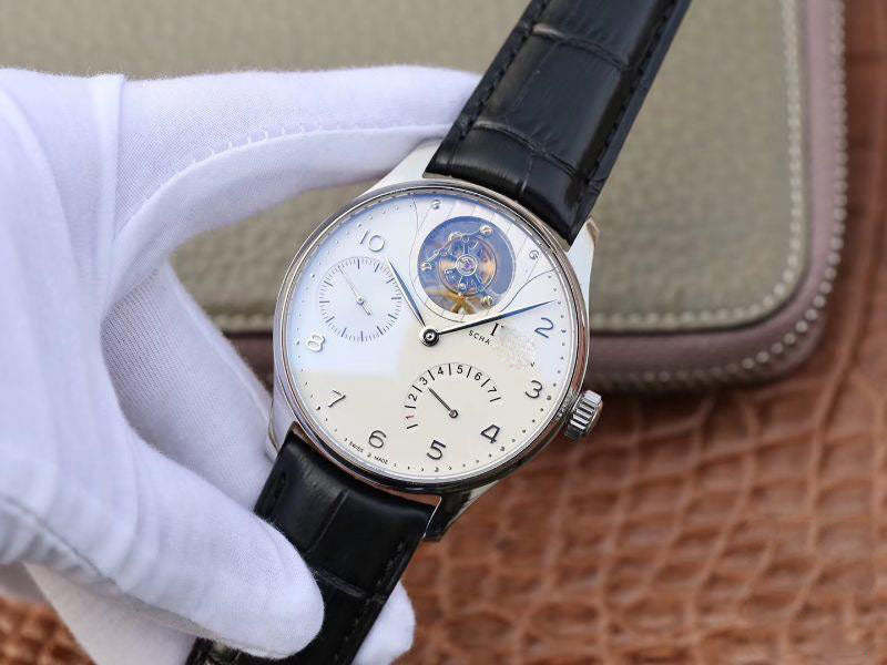 IWC PORTUGUESE REAL TOURBILLON IW504202 ZF FACTORY WHITE DIAL