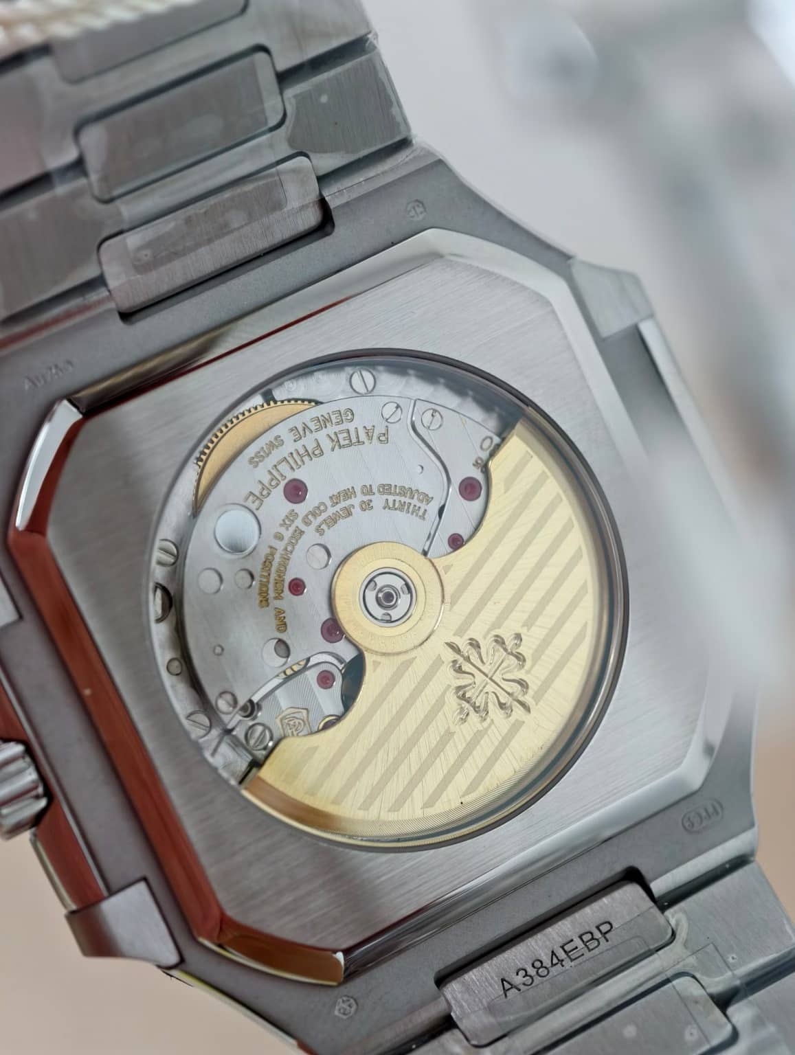 Patek Philippe Cubitus 7128/1G-001 Sunburst Blue-Grey Dial 1:1 Best Replica PPF 45mm