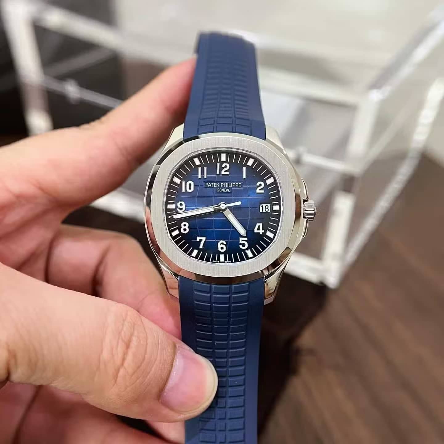 Patek Philippe Aquanaut 5168G-001 Blue Dial Super Clone 3K Factory 42.2mm