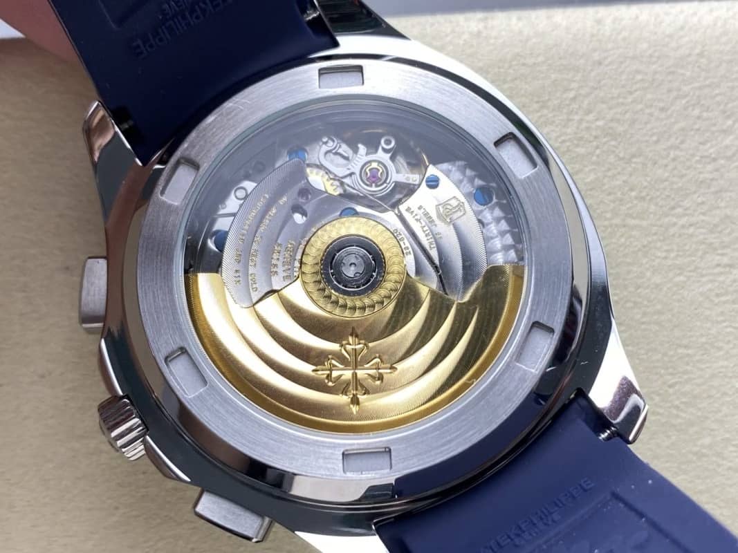 Patek Philippe Aquanaut 5968G Chronograph Blue Dial Best Replica 42.2mm