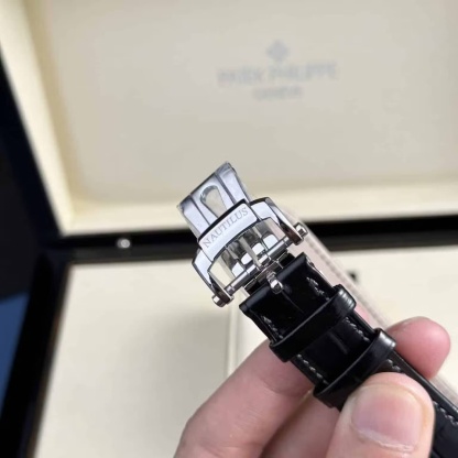 Patek Philippe Nautilus 5712G-001 Grey Dial Leather Best Quality Replica PPF V2 40mm