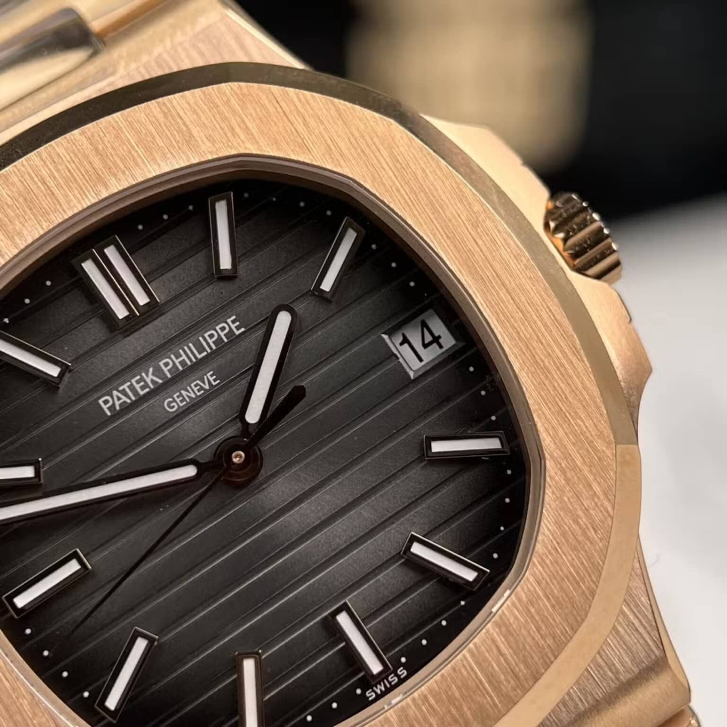 Patek Philippe Nautilus 57111R Rose Gold Grey Dial Super Clone 3K Factory 40mm