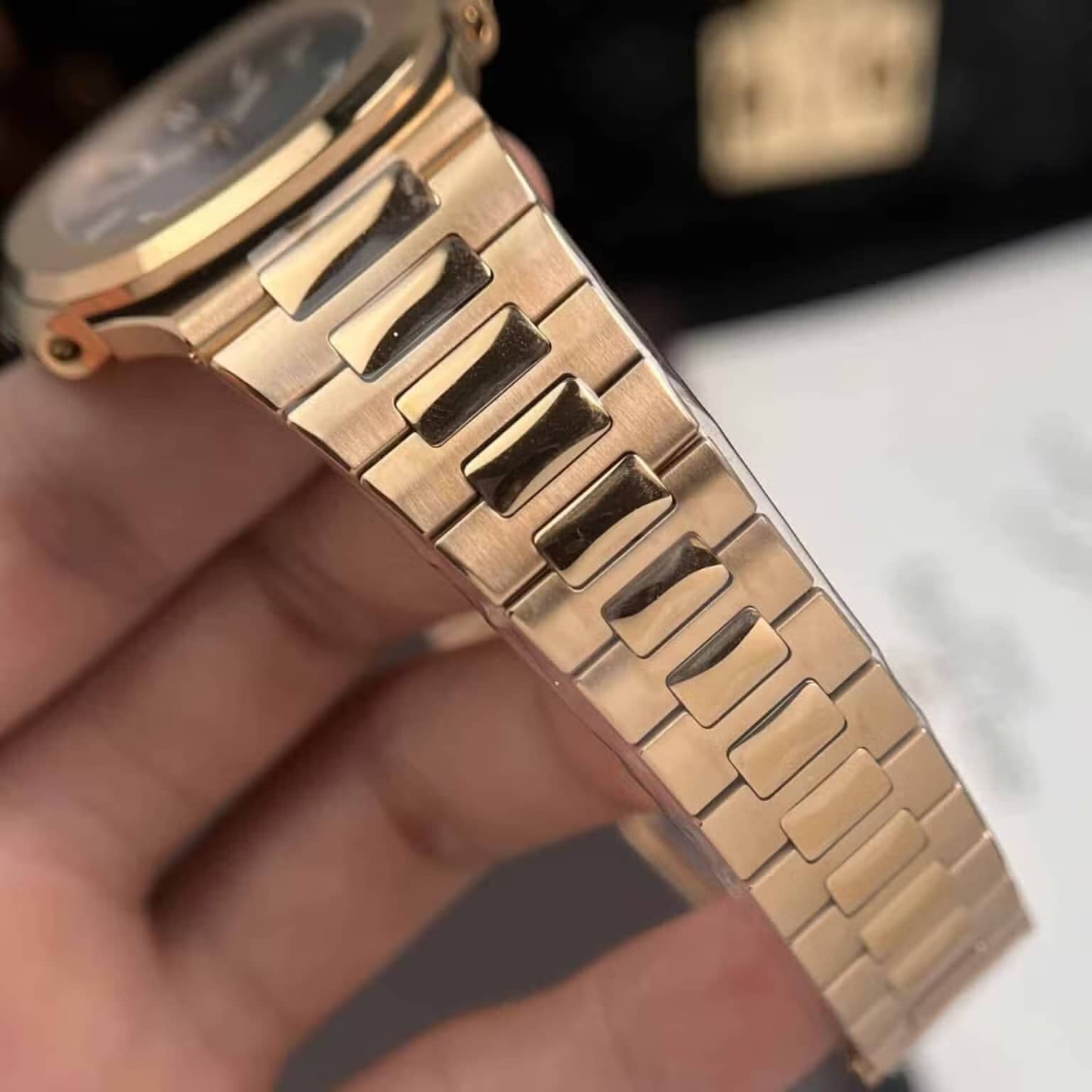 Patek Philippe Nautilus 57111R Rose Gold Grey Dial Super Clone 3K Factory 40mm