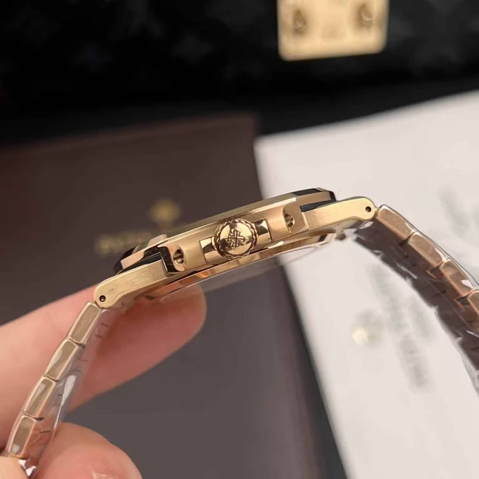 Patek Philippe Nautilus 57111R Rose Gold Grey Dial Super Clone 3K Factory 40mm