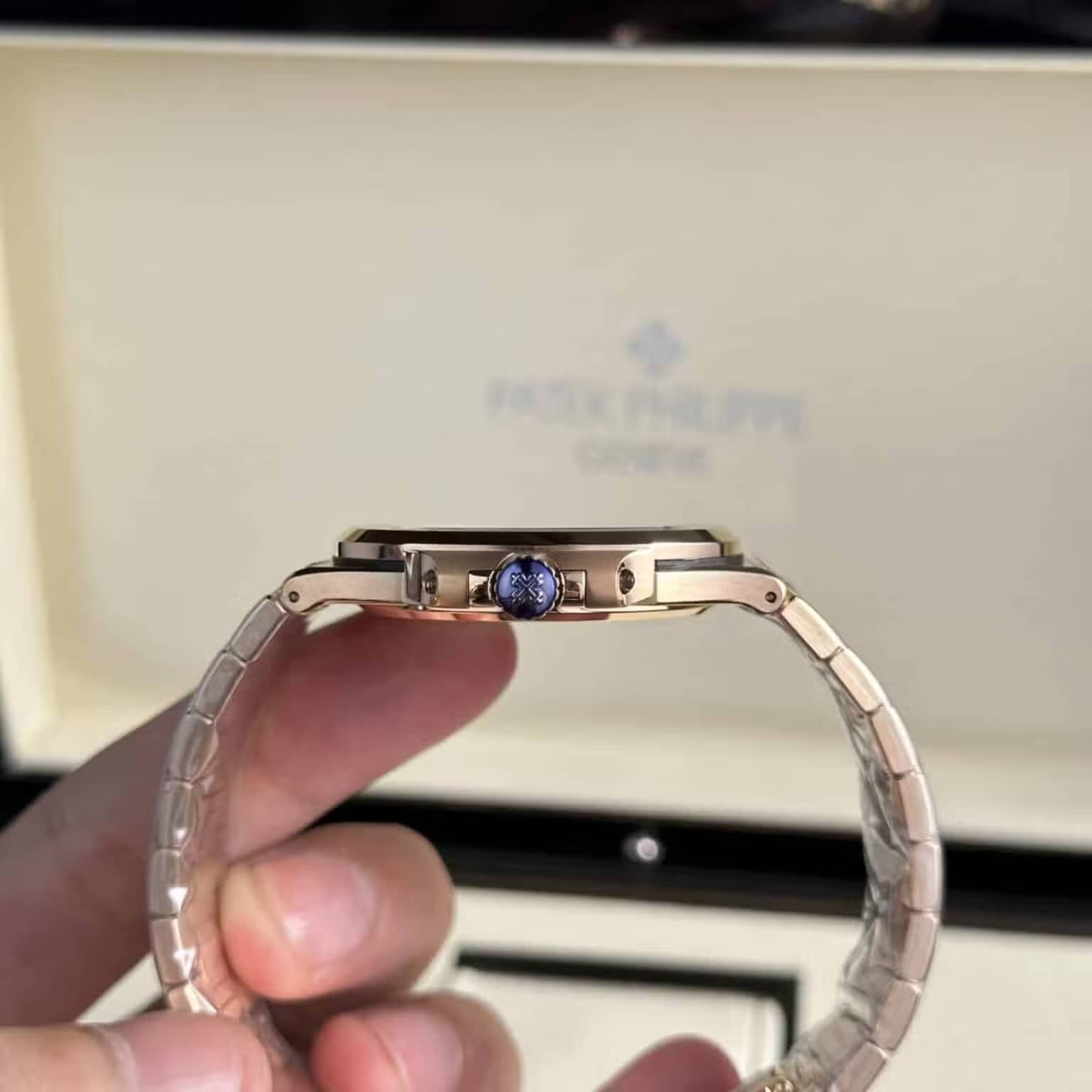 Patek Philippe Nautilus 57111R-001 Rose Gold Brown Dial Best Replica 40mm