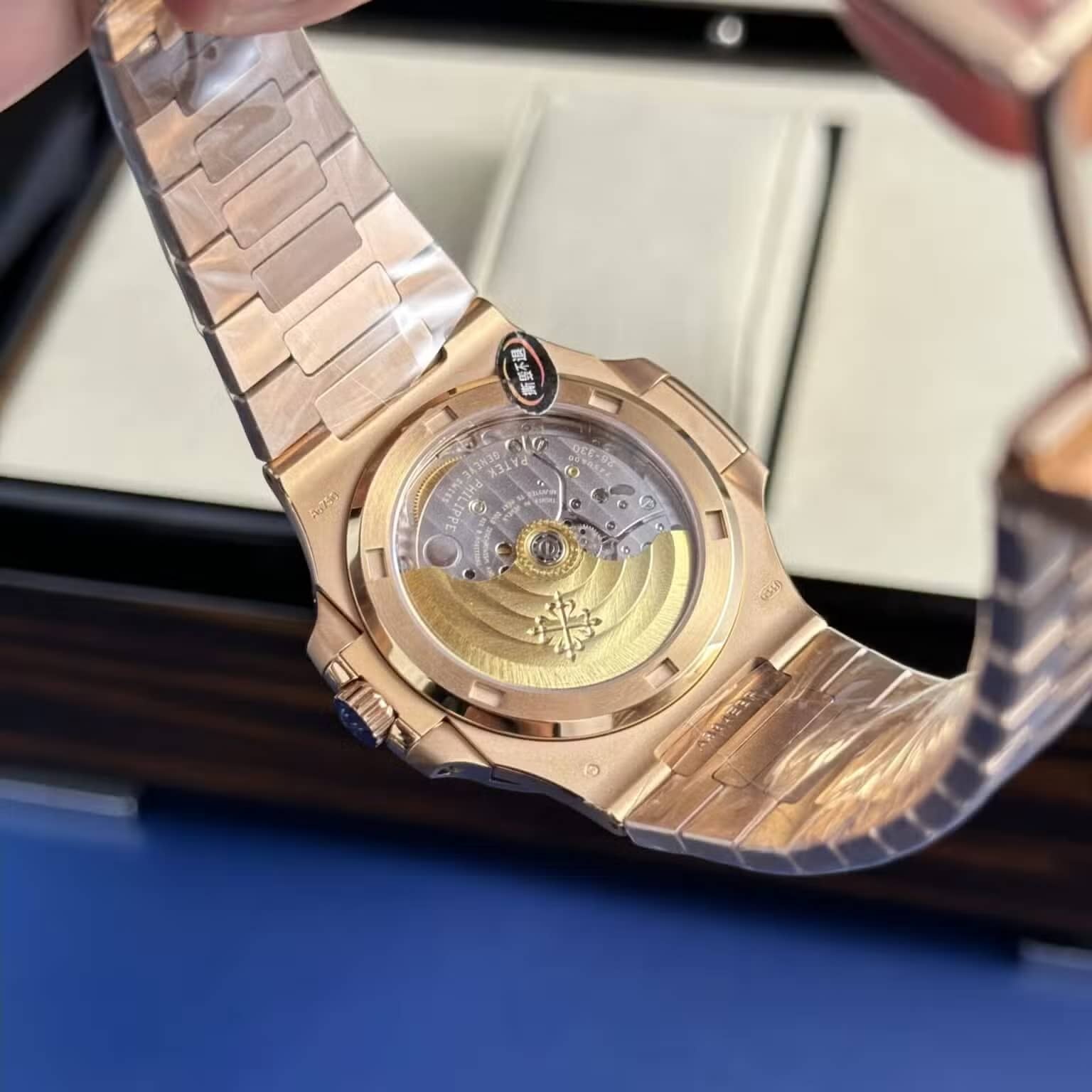 Patek Philippe Nautilus 57111R-001 Rose Gold Brown Dial Best Replica 40mm