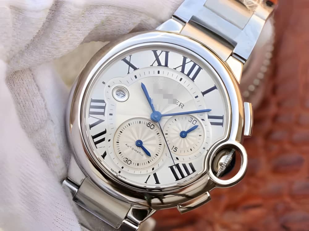 BALLON BLEU CARTIER CHRONOGRAPH W6920076 ZF FACTORY SILVER DIAL