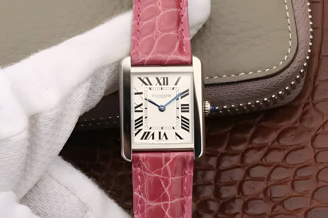 CARTIER TANK LADIES K11 FACTORY STAINLESS STEEL BEZEL