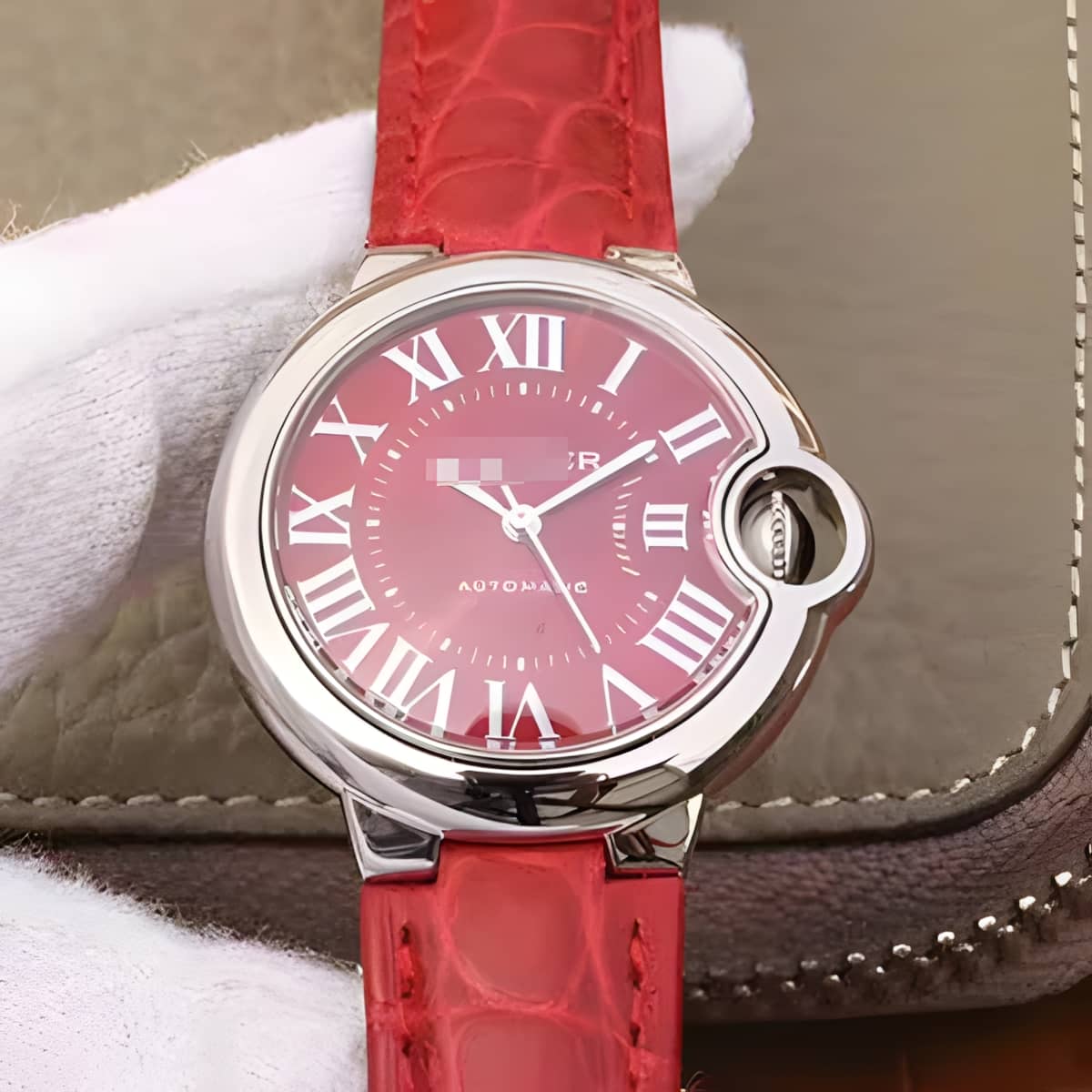 BALLON BLEU DE CARTIER 33MM WSBB0022 TW FACTORY RED DIAL