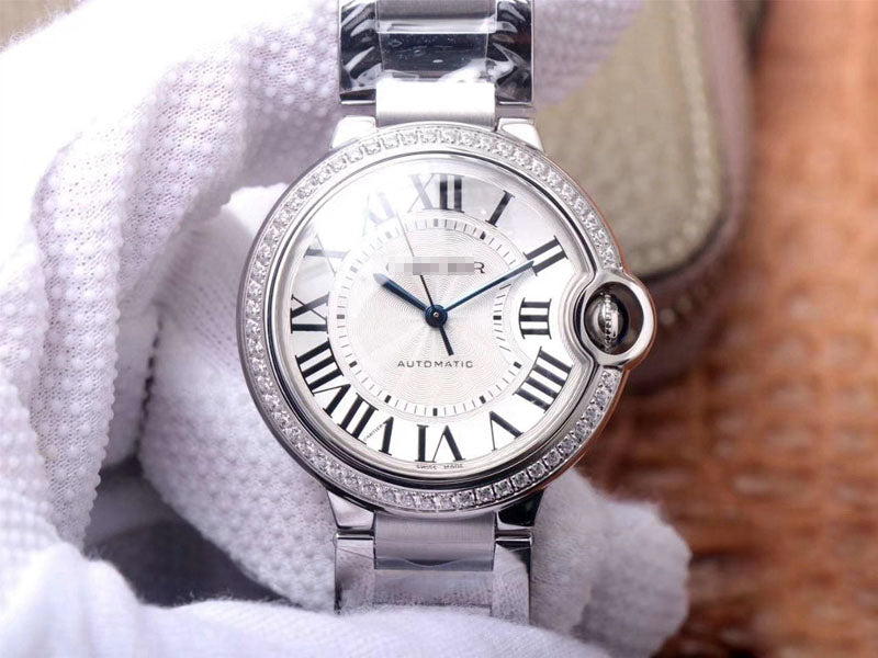 CARTIER BALLON BLEU W4BB0017 V6 FACTORY WHITE DIAL