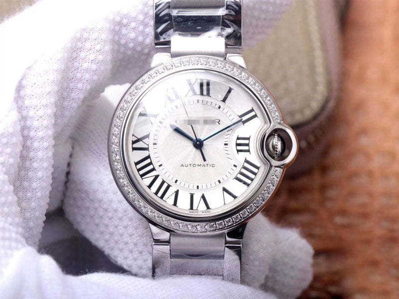 CARTIER BALLON BLEU W4BB0017 V6 FACTORY WHITE DIAL