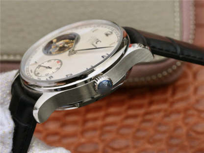 IWC PORTUGUESE TOURBILLON ZF FACTORY BLACK STRAP