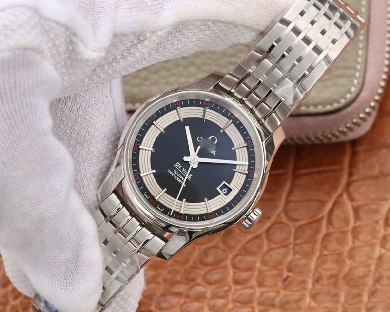 OMEGA DE VILLE 431.30.41.21.01.001 VS FACTORY BLACK DIAL