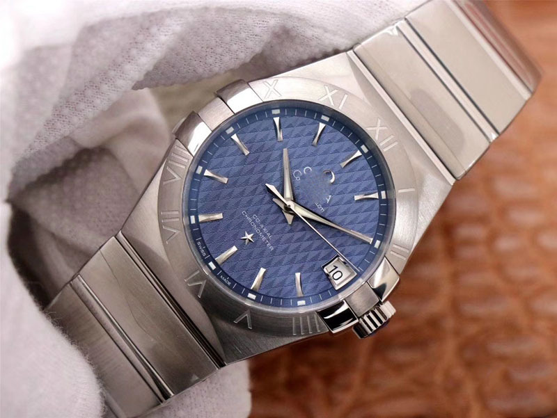 OMEGA CONSTELLATION CO-AXIAL 38MM 123.10.38.21.03.001 VS FACTORY BLUE DIAL