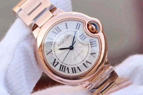BALLON BLEU DE CARTIER  LADIES 33MM W6920068 V9 FACTORY WHITE TEXTURED DIAL