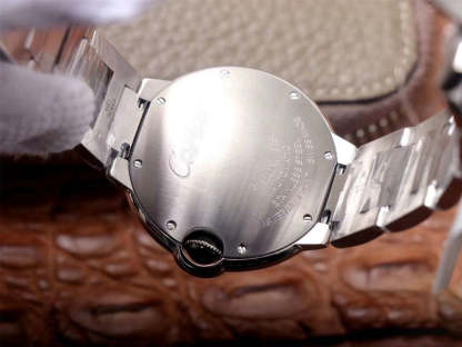 CARTIER BALLON BLEU W4BB0017 V6 FACTORY WHITE DIAL