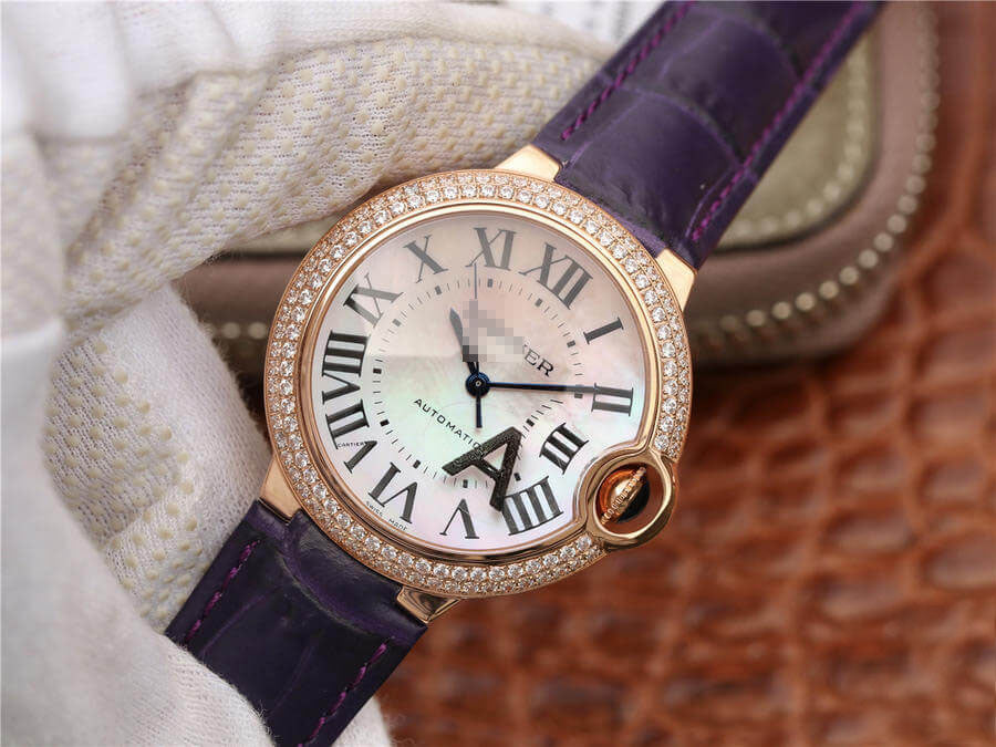 BALLON BLEU DE CARTIER CARTIER  WE902066 V6 FACTORY DIAMOND-SET BEZEL