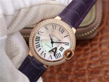 BALLON BLEU DE CARTIER CARTIER  WE902066 V6 FACTORY DIAMOND-SET BEZEL