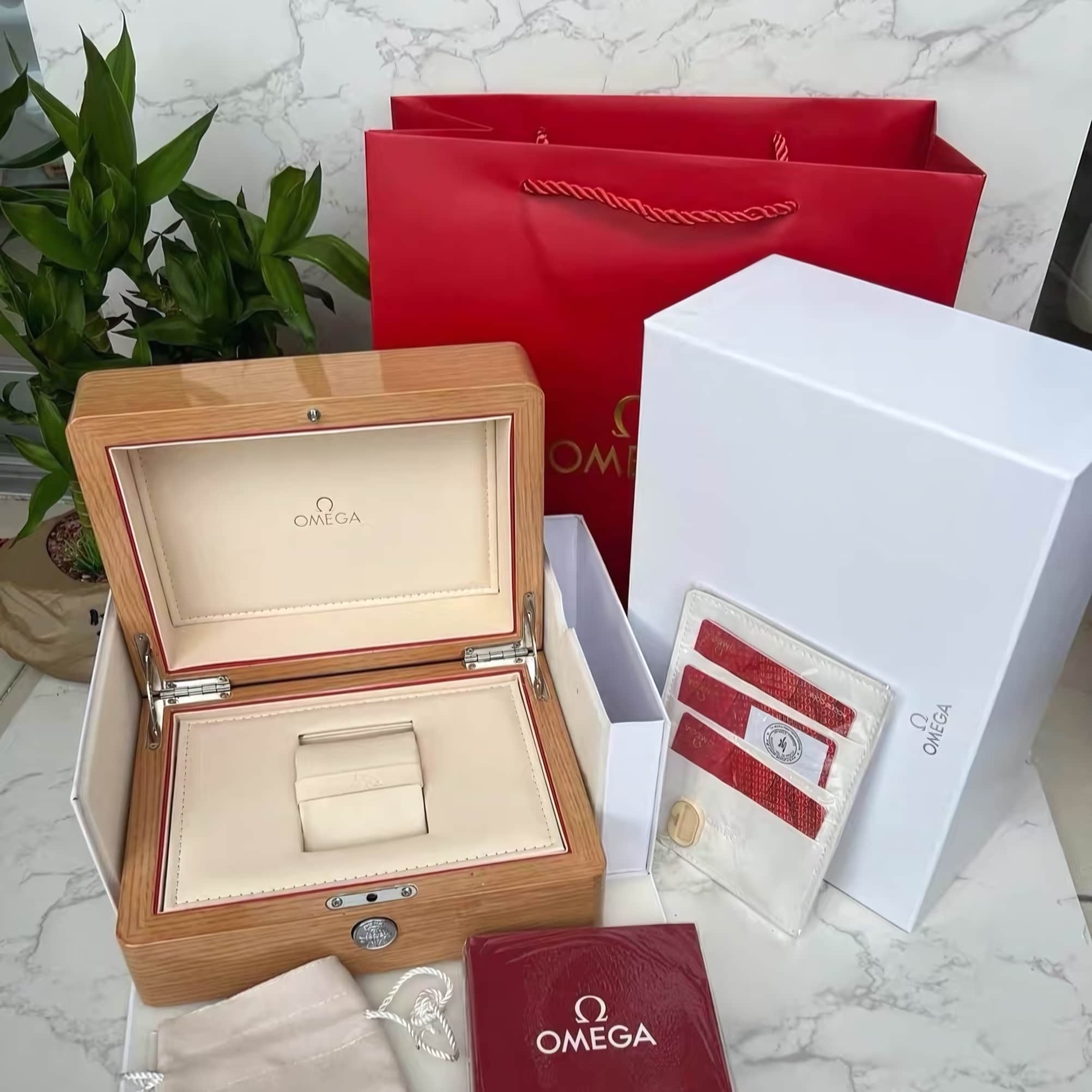 Omega - Original Painted Wooden Box Set