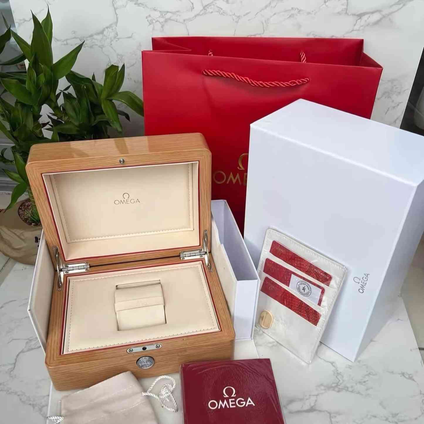 Omega - Original Painted Wooden Box Set