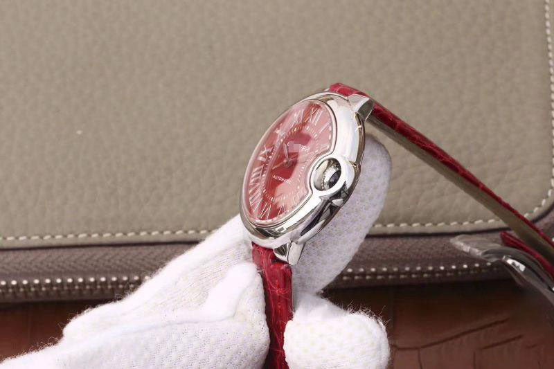 BALLON BLEU DE CARTIER 33MM WSBB0022 TW FACTORY RED DIAL