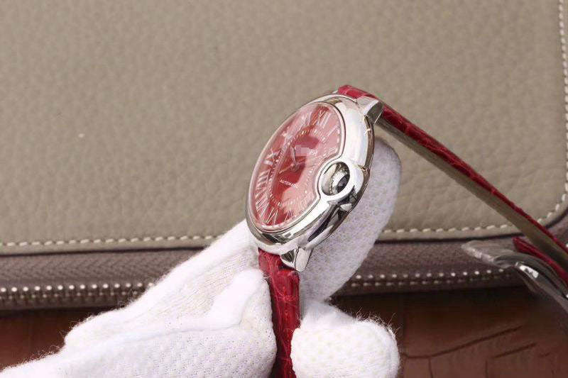 BALLON BLEU DE CARTIER 33MM WSBB0022 TW FACTORY RED DIAL