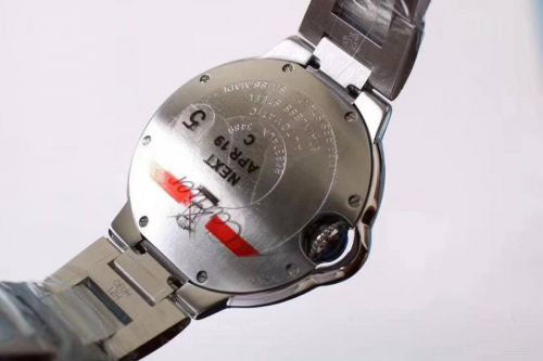 BALLON BLEU DE CARTIER  WE9020 33MM V6 FACTORY WHITE DIAL