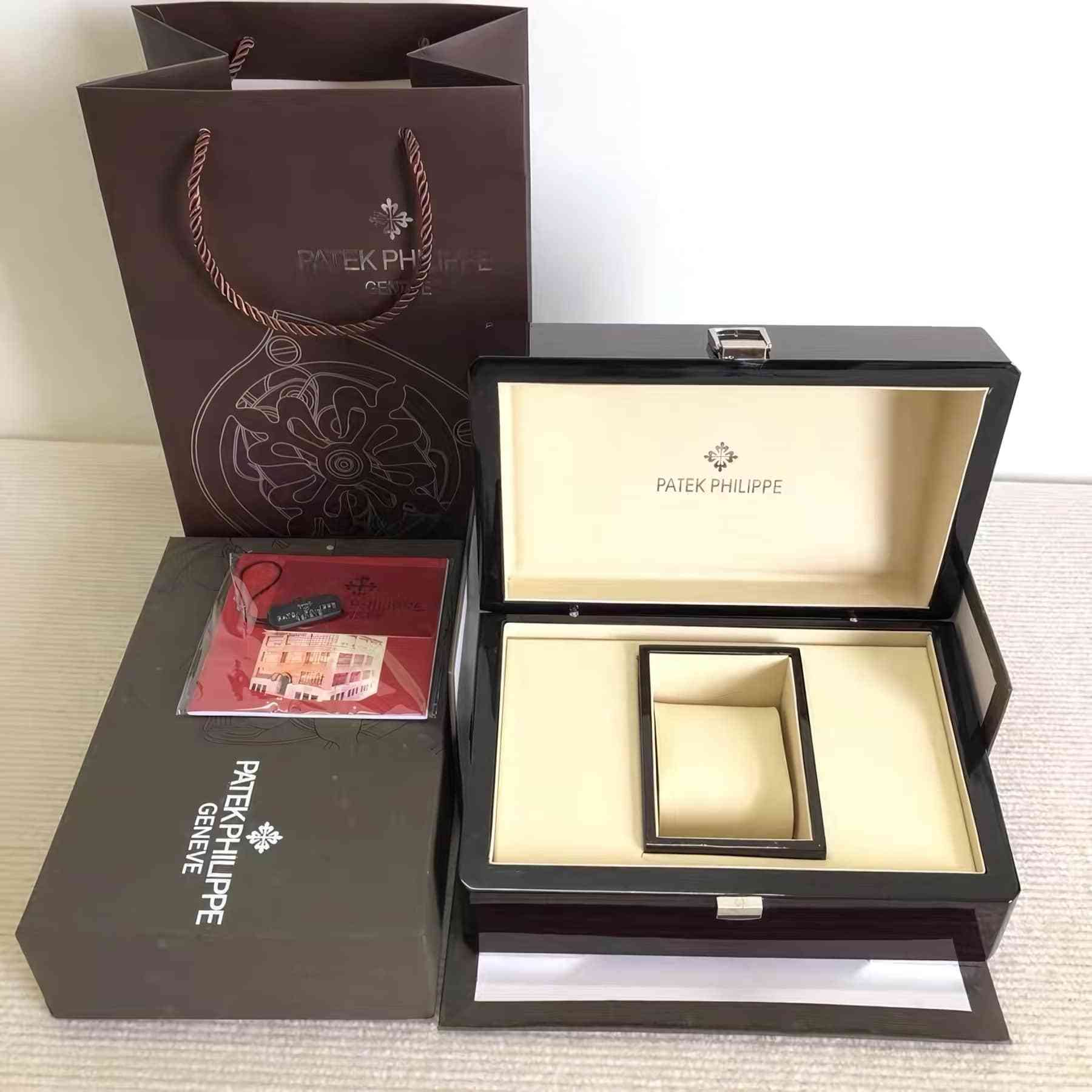 Patek Philippe - Original Big Painted Wooden Box Set
