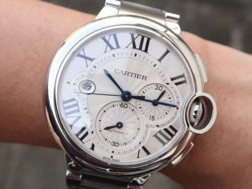 BALLON BLEU CARTIER CHRONOGRAPH W6920076 ZF FACTORY SILVER DIAL