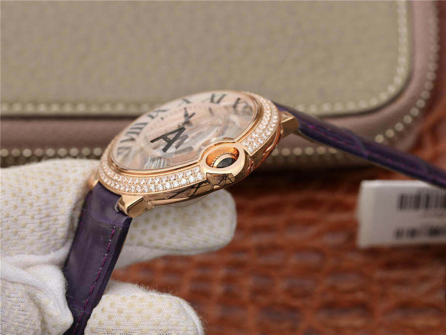 BALLON BLEU DE CARTIER CARTIER  WE902066 V6 FACTORY DIAMOND-SET BEZEL