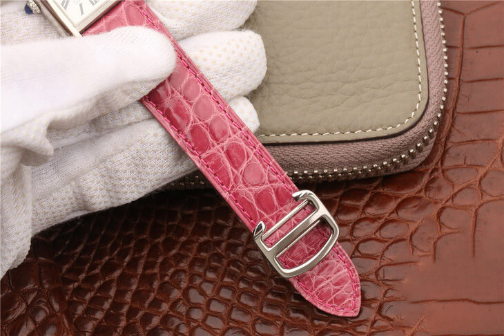 CARTIER TANK LADIES K11 FACTORY STAINLESS STEEL BEZEL