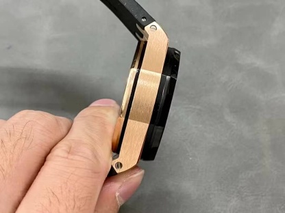 Audemars Piguet Royal Oak Offshore Chronograph 26400RO Rose Gold Ceramic Bezel Black Dial Best Replica APF 44mm