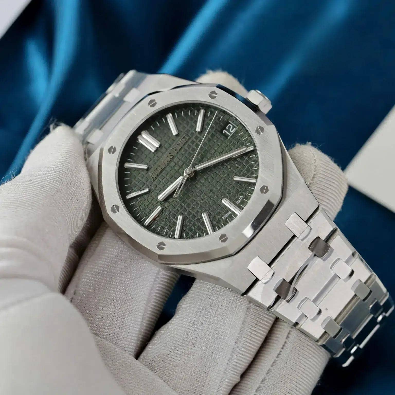 Audemars Piguet Royal Oak 15510ST Green Dial 11 Best Replica APSF 41mm