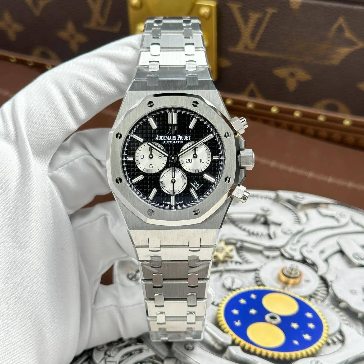 Audemars Piguet Royal Oak 26331ST Chronograph Black Dial 11 Replica Super Clone APSF 41mm