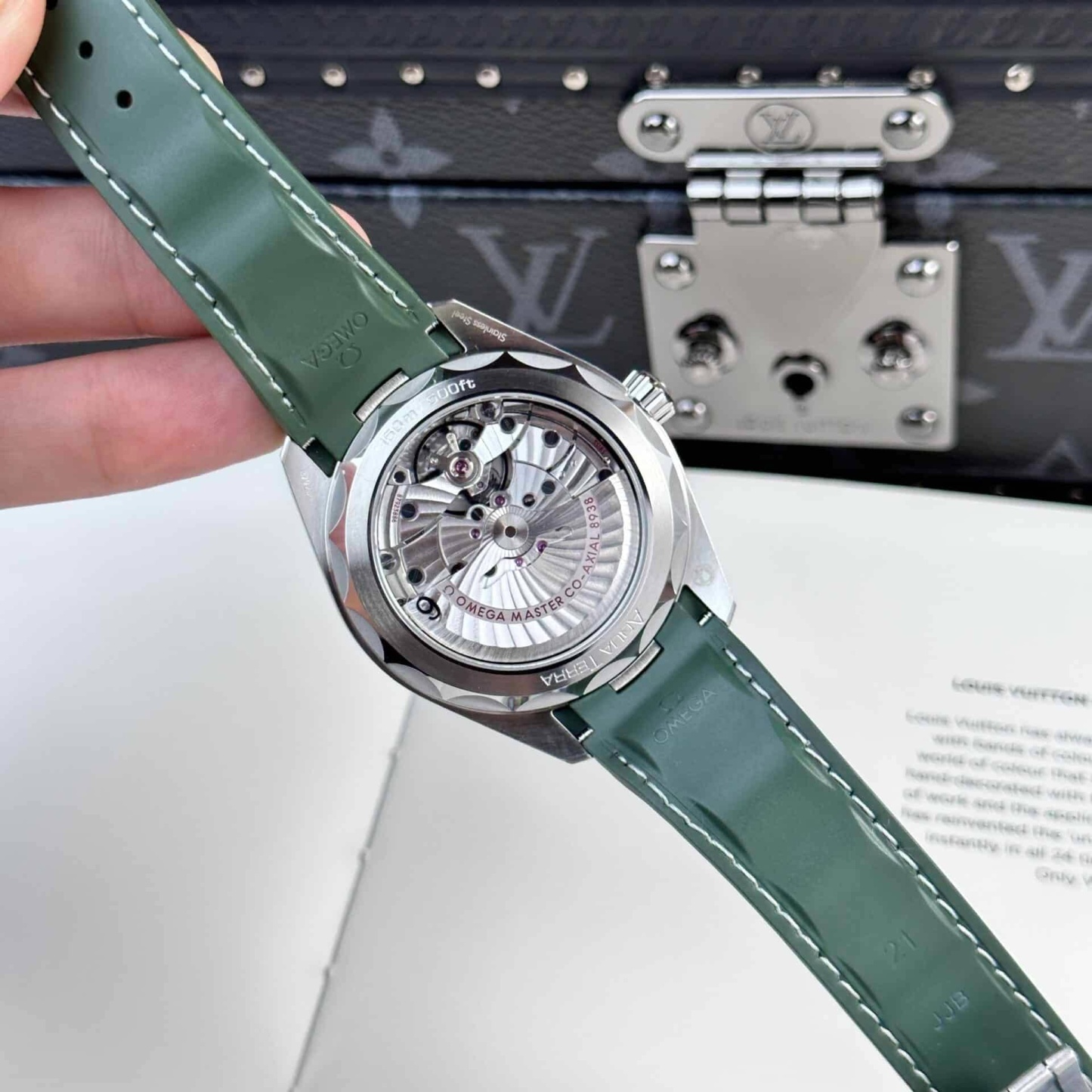 Omega Seamaster Aqua Terra GMT Worldtimer Green Dial 1:1 Best Replica VSF 43mm