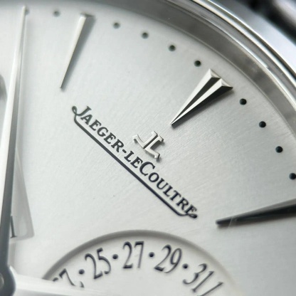 Jaeger Lecoultre Master Ultra Thin Power Reserve Q1378421 Silver Dial Leather Strap Best Replica APSF 39mm