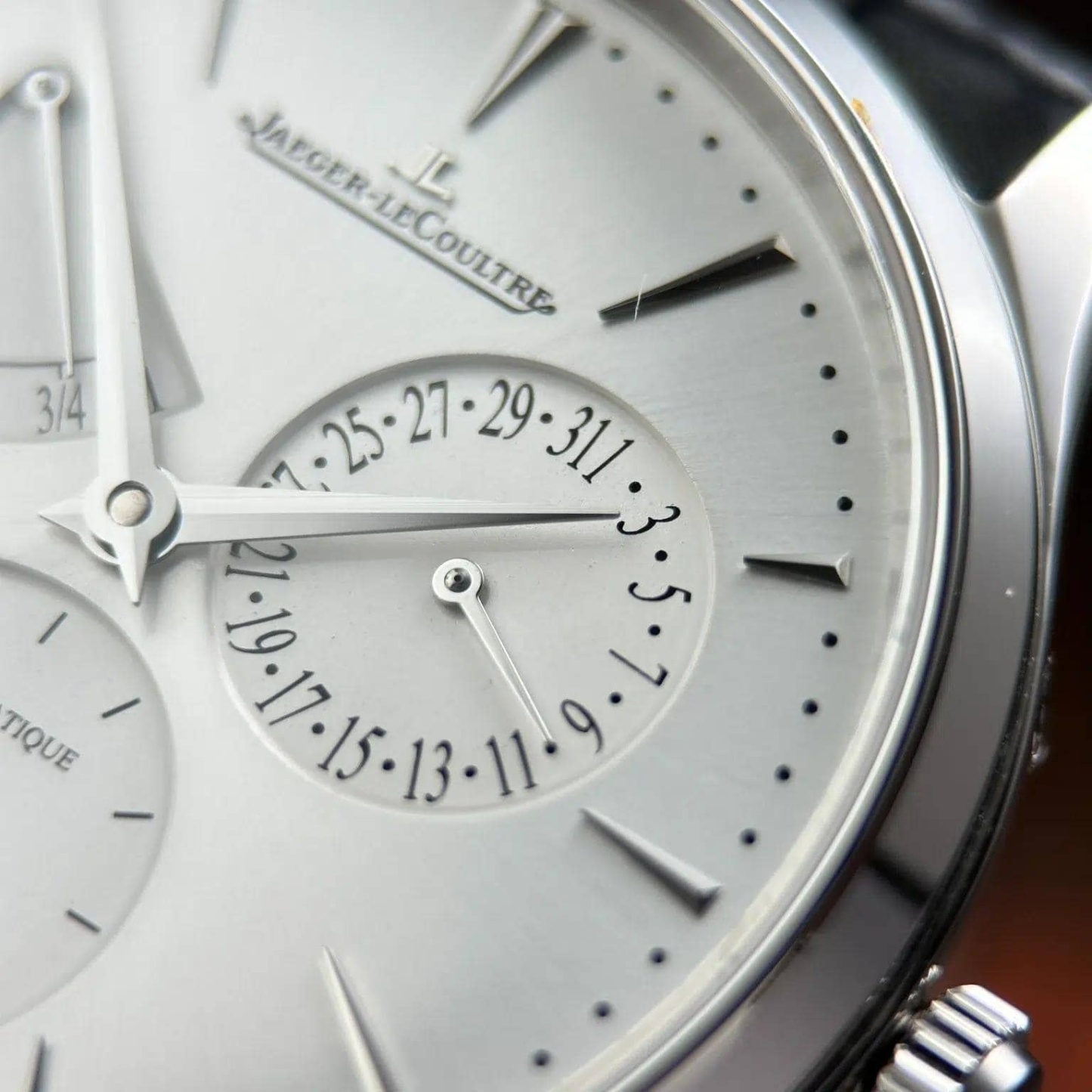 Jaeger Lecoultre Master Ultra Thin Power Reserve Q1378421 Silver Dial Leather Strap Best Replica APSF 39mm