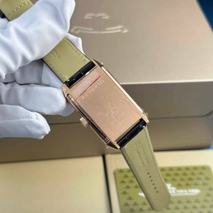 Jaeger LeCoultre Reverso Tribute Monoface Small Seconds Q7132521 Rose Gold Silver Dial Best Replica MGF 45.6×27.4mm