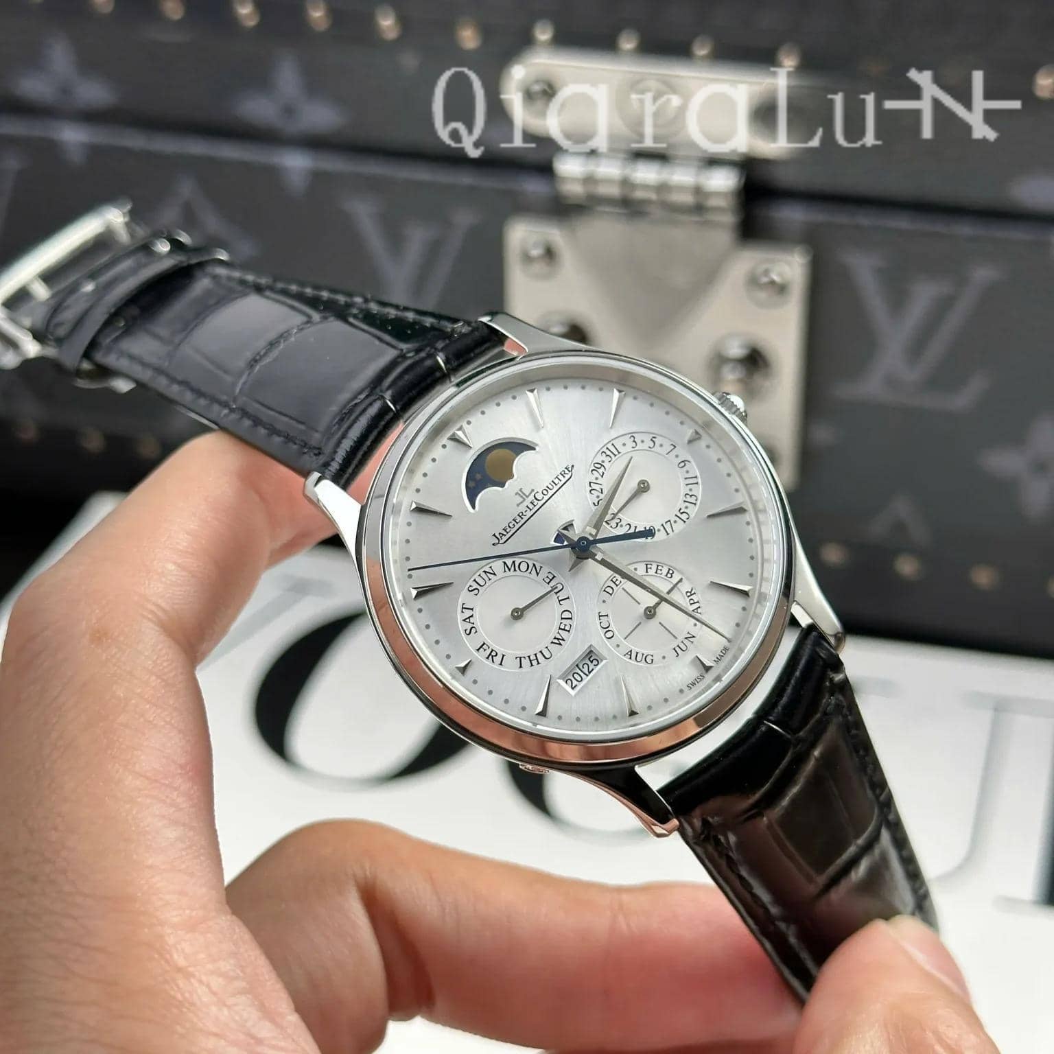 Jaeger LeCoultre Master Ultra Thin Perpetual Calendar 130842J Silver Dial Best Replica VR Factory 39mm