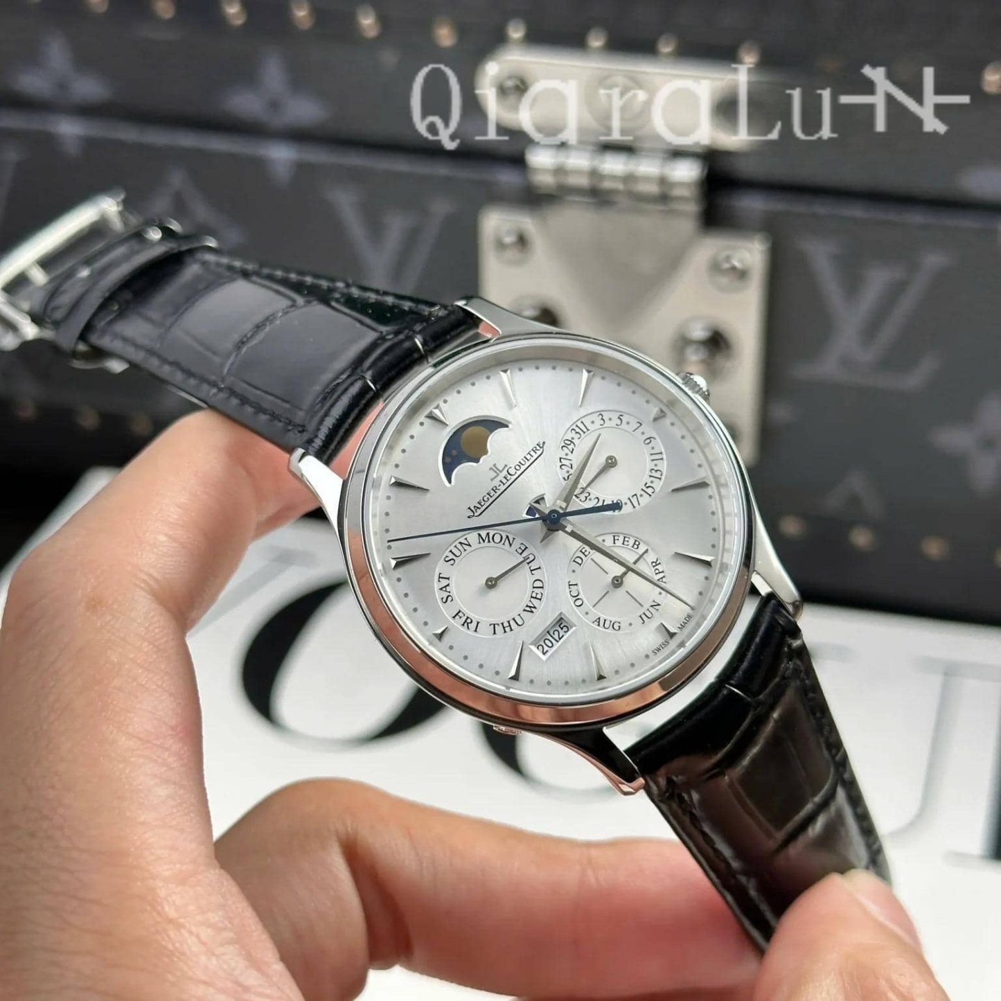 Jaeger LeCoultre Master Ultra Thin Perpetual Calendar 130842J Silver Dial Best Replica VR Factory 39mm