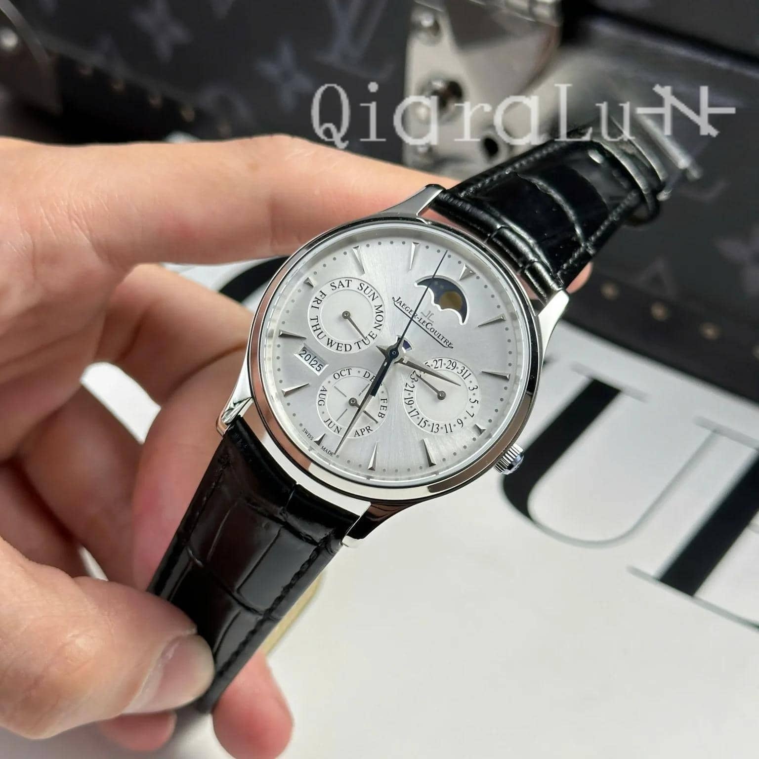Jaeger LeCoultre Master Ultra Thin Perpetual Calendar 130842J Silver Dial Best Replica VR Factory 39mm