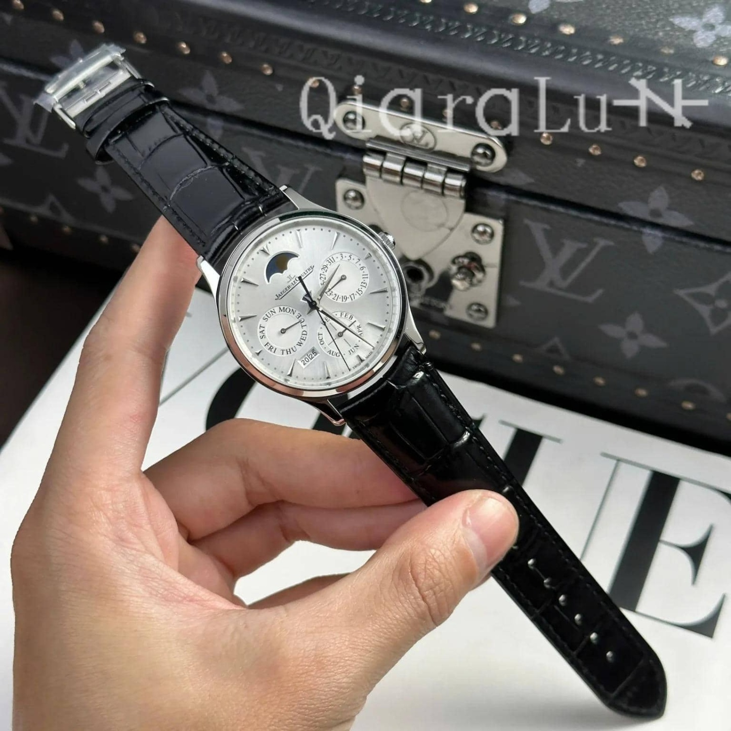 Jaeger LeCoultre Master Ultra Thin Perpetual Calendar 130842J Silver Dial Best Replica VR Factory 39mm