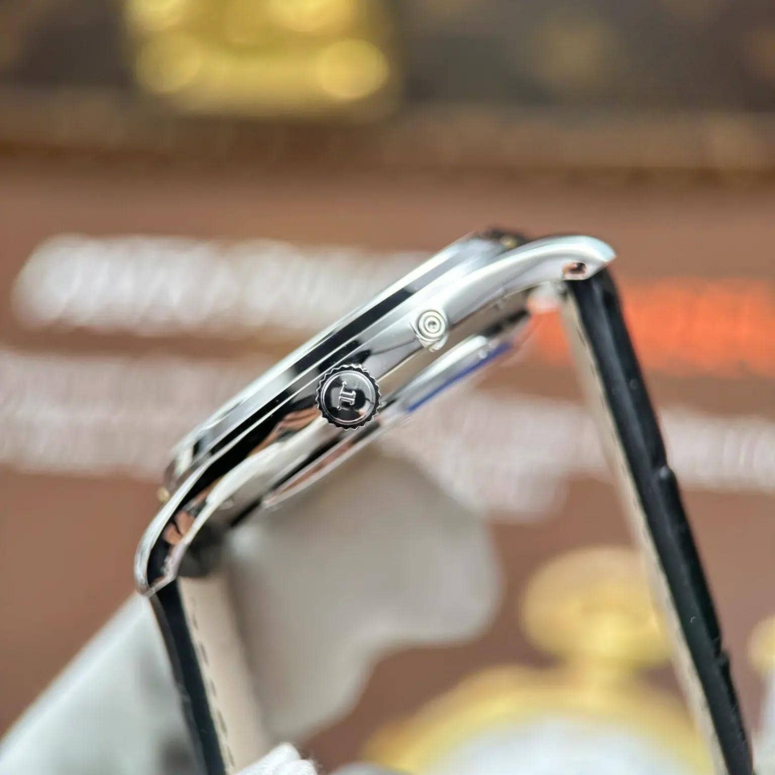 Jaeger Lecoultre Master Ultra Thin Power Reserve Q1378421 Silver Dial Leather Strap Best Replica APSF 39mm