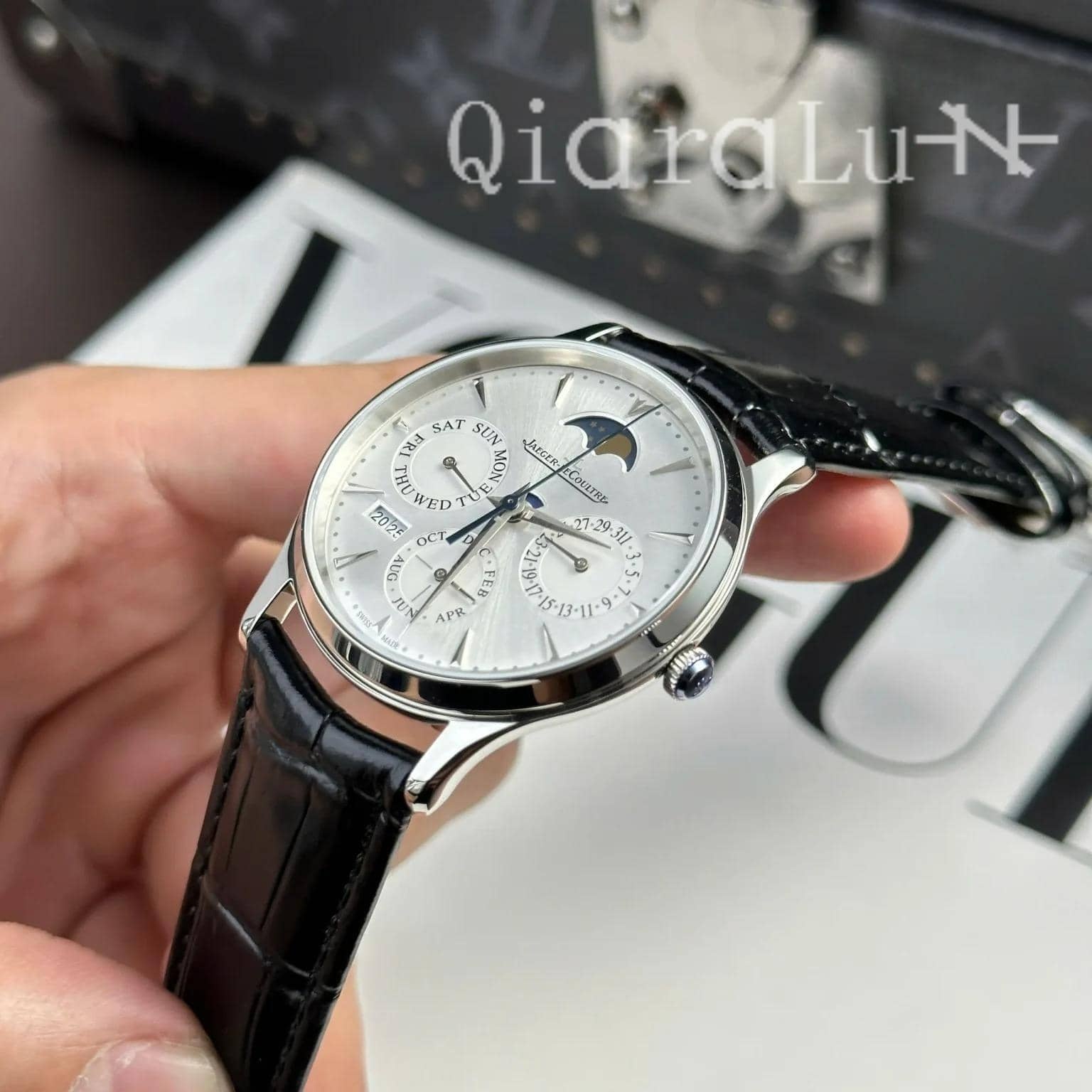 Jaeger LeCoultre Master Ultra Thin Perpetual Calendar 130842J Silver Dial Best Replica VR Factory 39mm